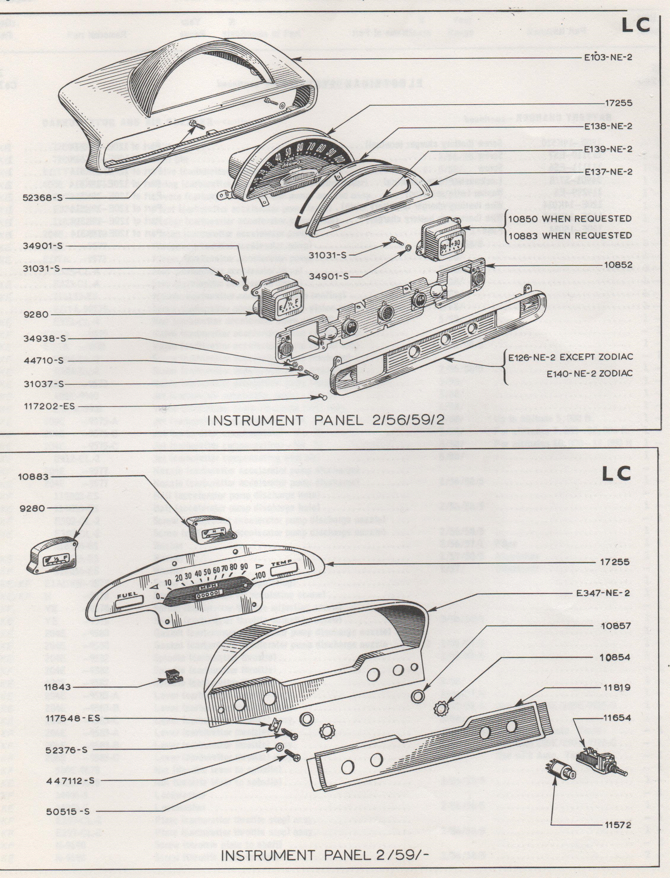 ford dashboard parts on 261 Instrument Panel Consul Zephyr Zodiac Mk2 Classic Ford Spares