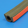 Sponge door seal - Dual hardness, self adhesive, 11.5mm x 15.5mm including lip