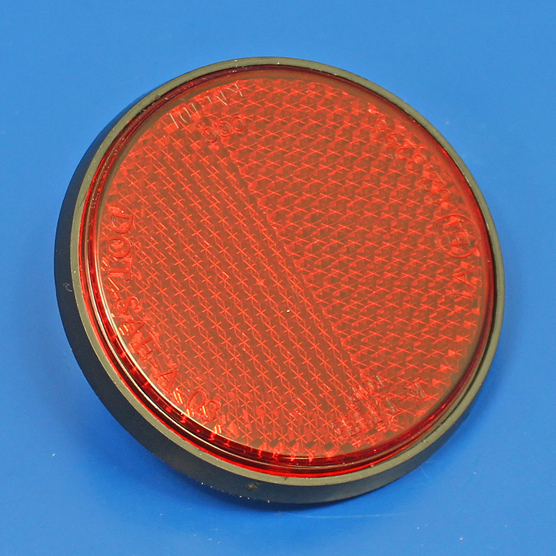 Reflector with mounting plate and stud - 55mm diameter
