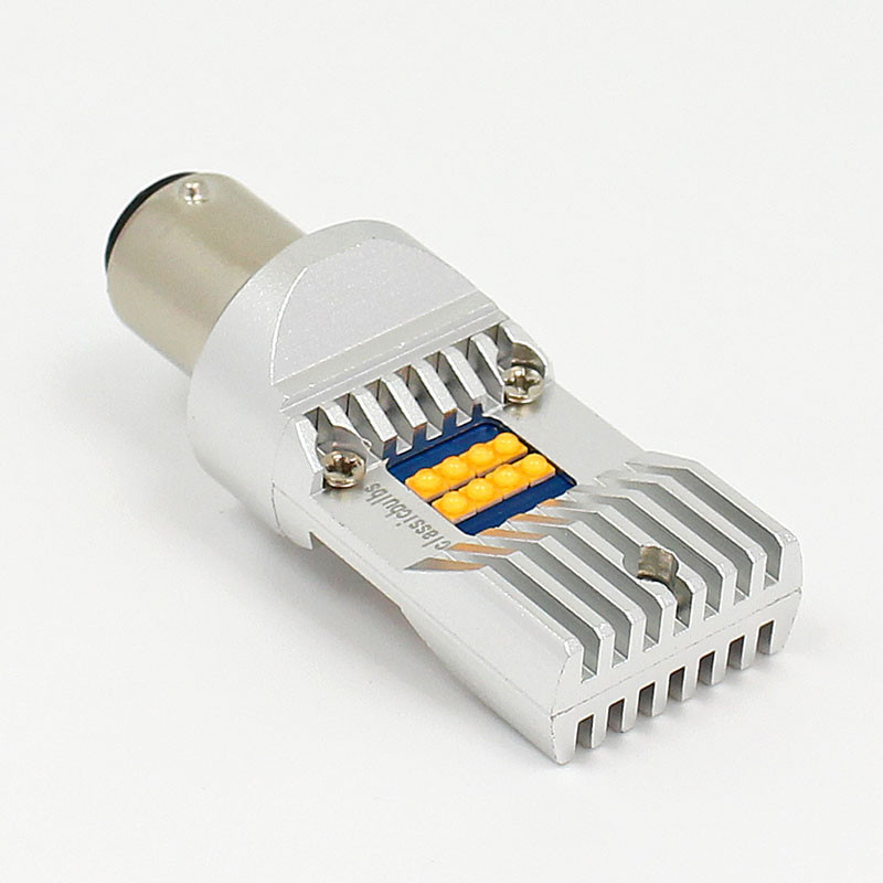 Warm White premium 12 & 24V LED Headlamp - SBC BA15D base
