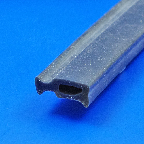 Rubber extrusion - Hollow 'T' section, 19mm wide
