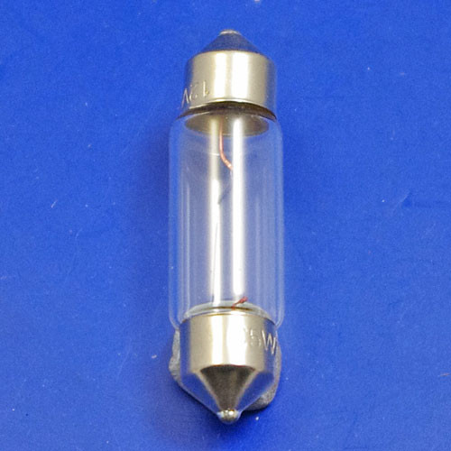 12 volt 5 watt festoon bulb 11mm x 39mm - indicator or interior auto bulb