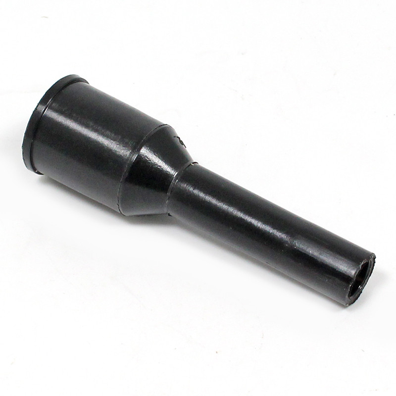 Straight suppressed spark plug cap - Black