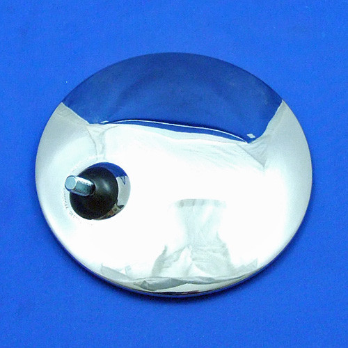 Swing back mirror - 107mm diameter Round head - Round head only - FLAT glass