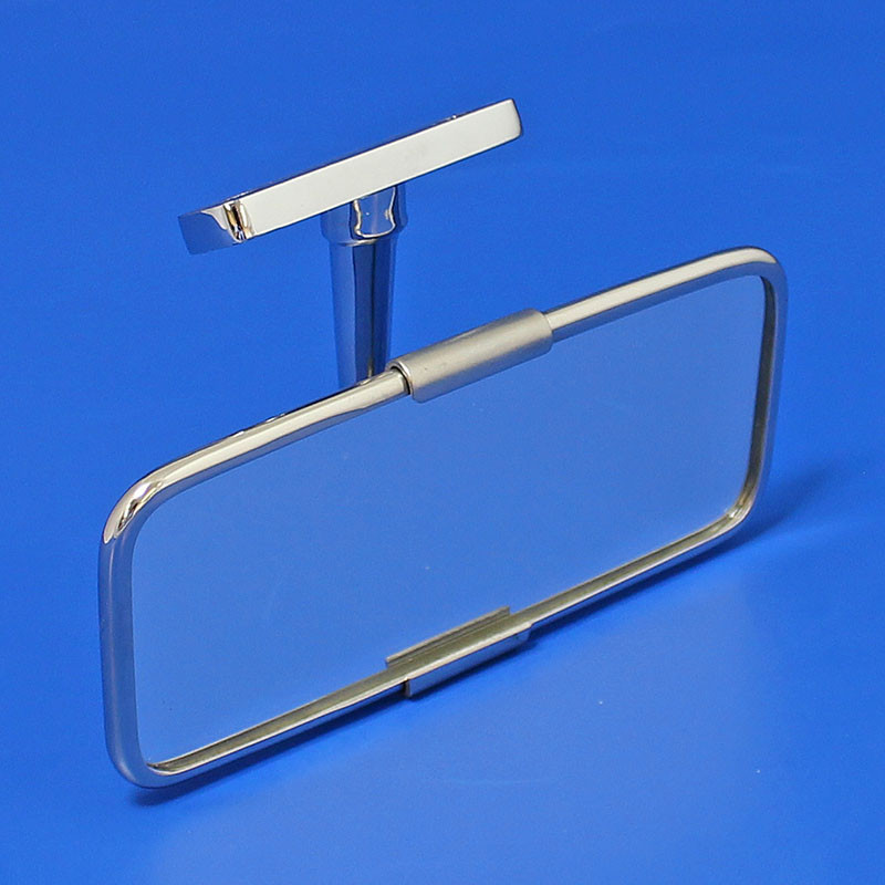 Classic rear view mirror - Top mounted, stainless steel