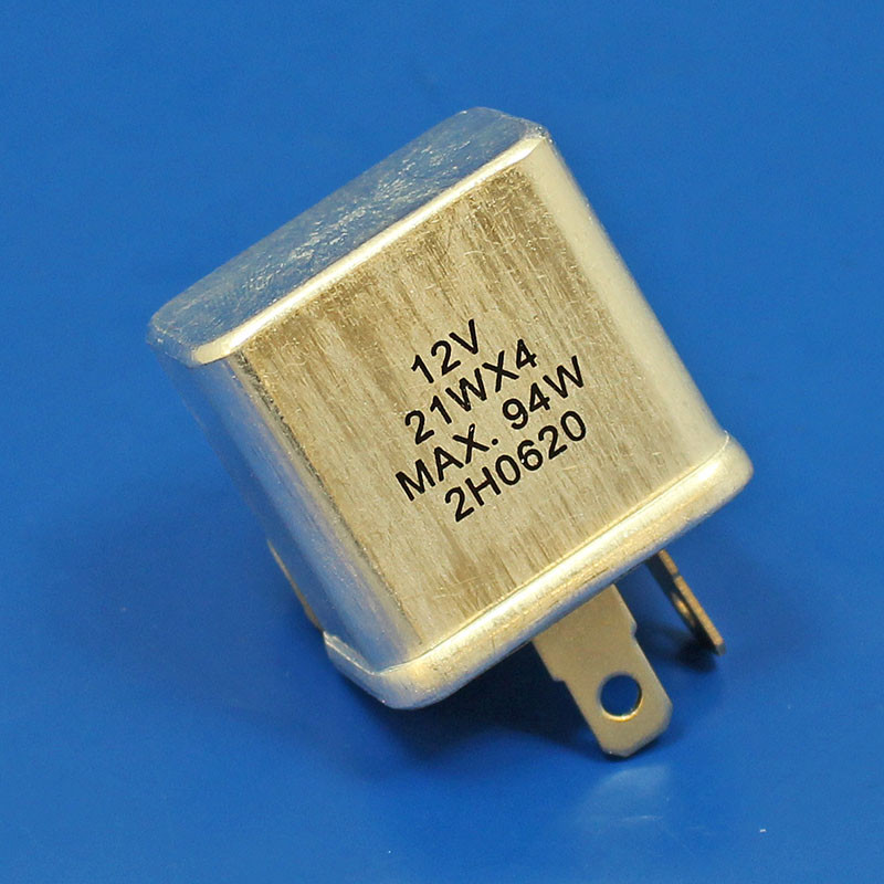 12V Flasher Relay - Square - 2 Pin