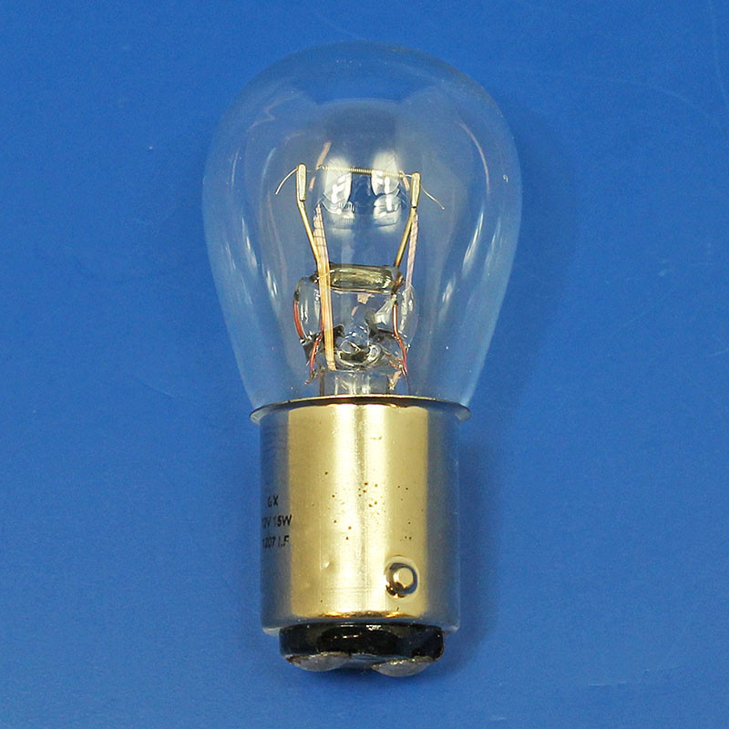 12 Volt 15W SBC BA15D base Warning bulb