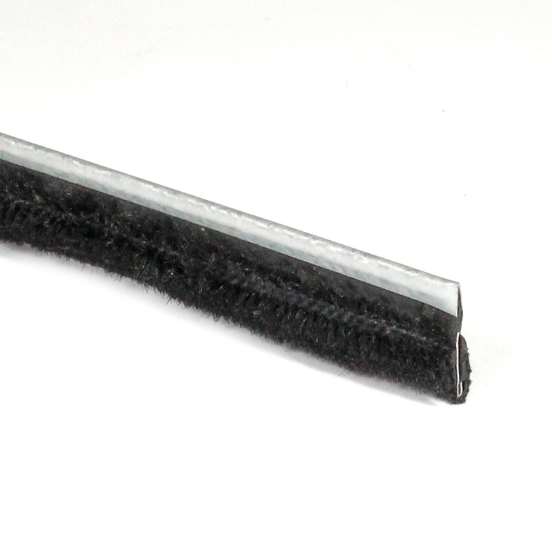 Window weatherstrip - Galvanised edge bead, 5mm x 17mm