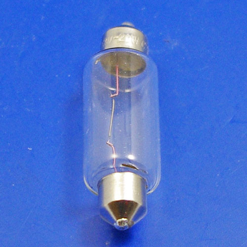 12 volt 21 watt festoon bulb 15mm x 44mm - indicator auto bulb