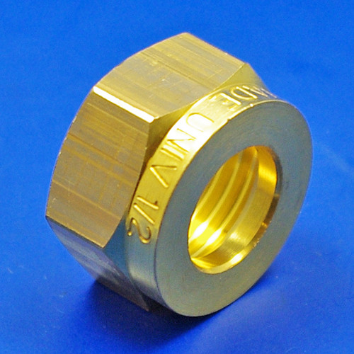 Compression nuts for solderless fittings - 1/2