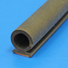 Sponge door seal - Dual hardness, self adhesive, 13.5mm wide, 18mm high