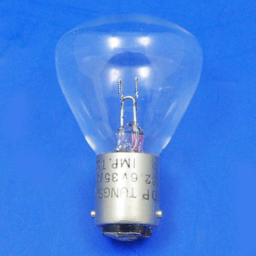 6 Volt SBC BA15D 35/35 watt double filament headlamp bulb