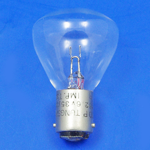 6 Volt SBC BA15D 35/35 watt double filament headlamp bulb