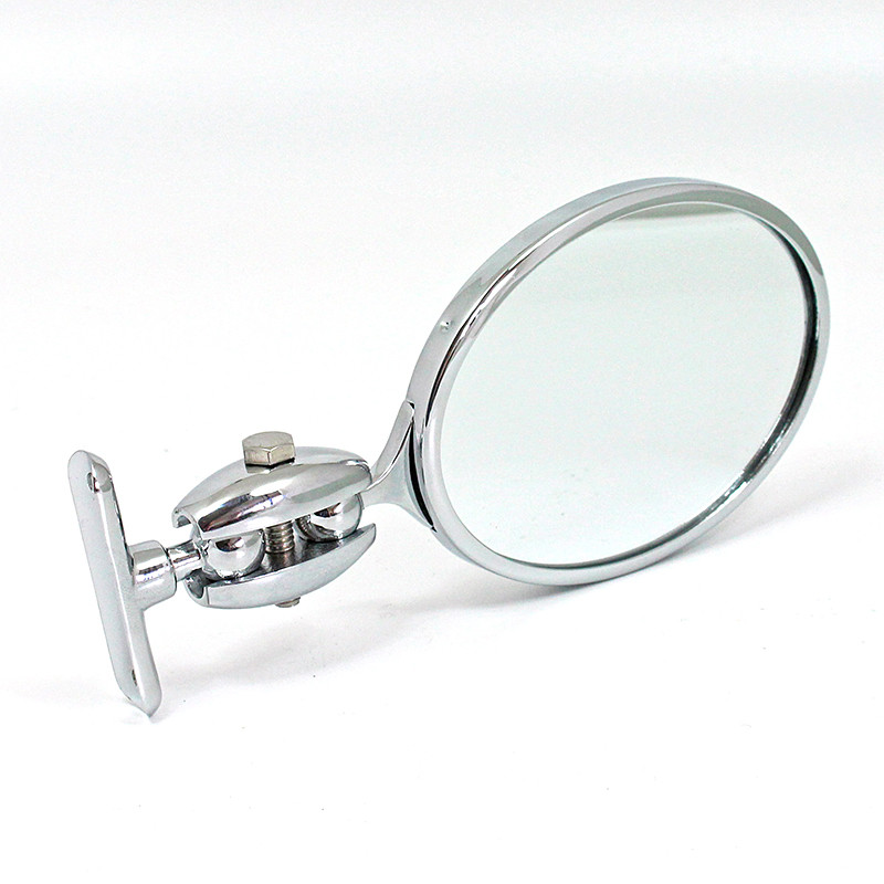 Oval rear view mirror - Equivalent to Desmo 263 model, stamped Desmo