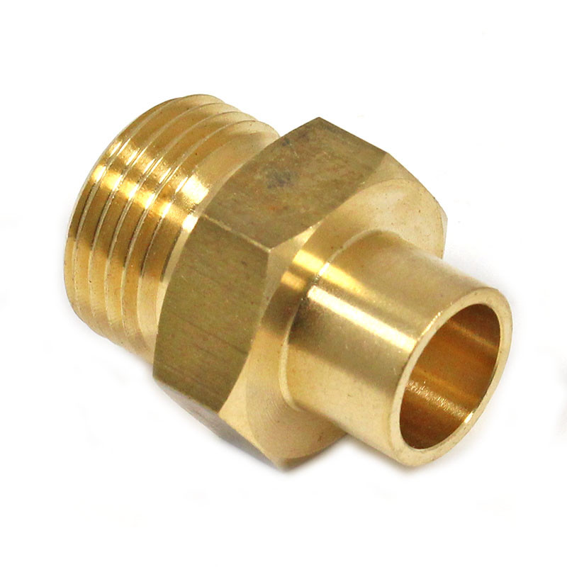 Solder socket union - 3/8