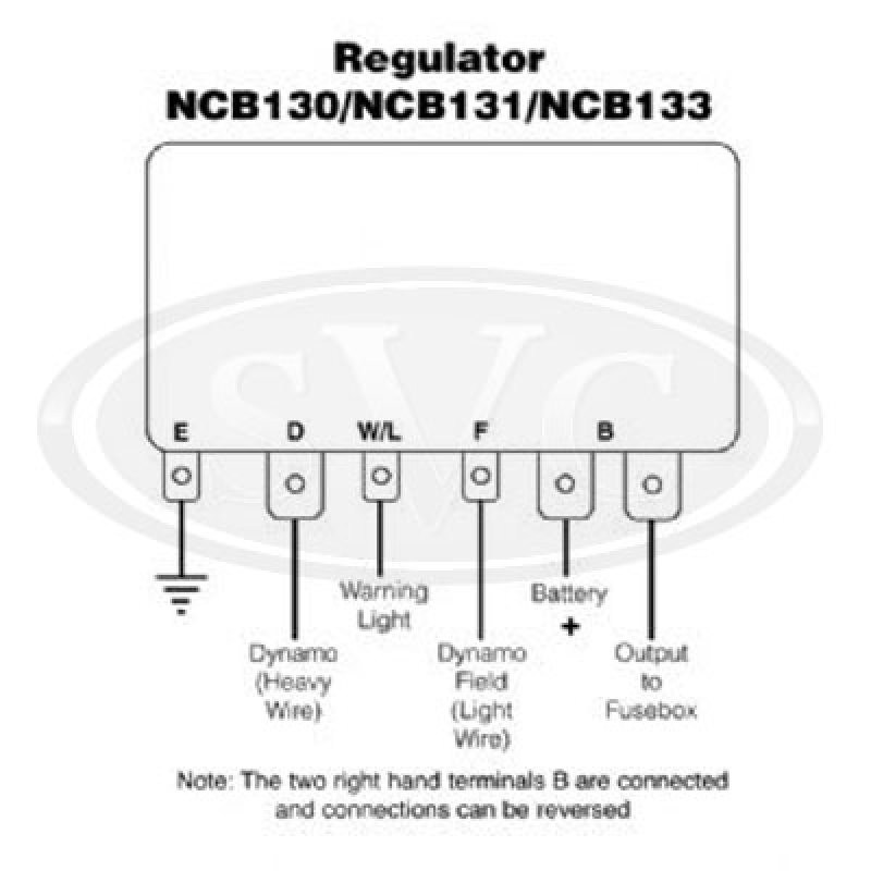 Voltage regulator/cut out - RB340 22AMP 12VOLT NCB130
