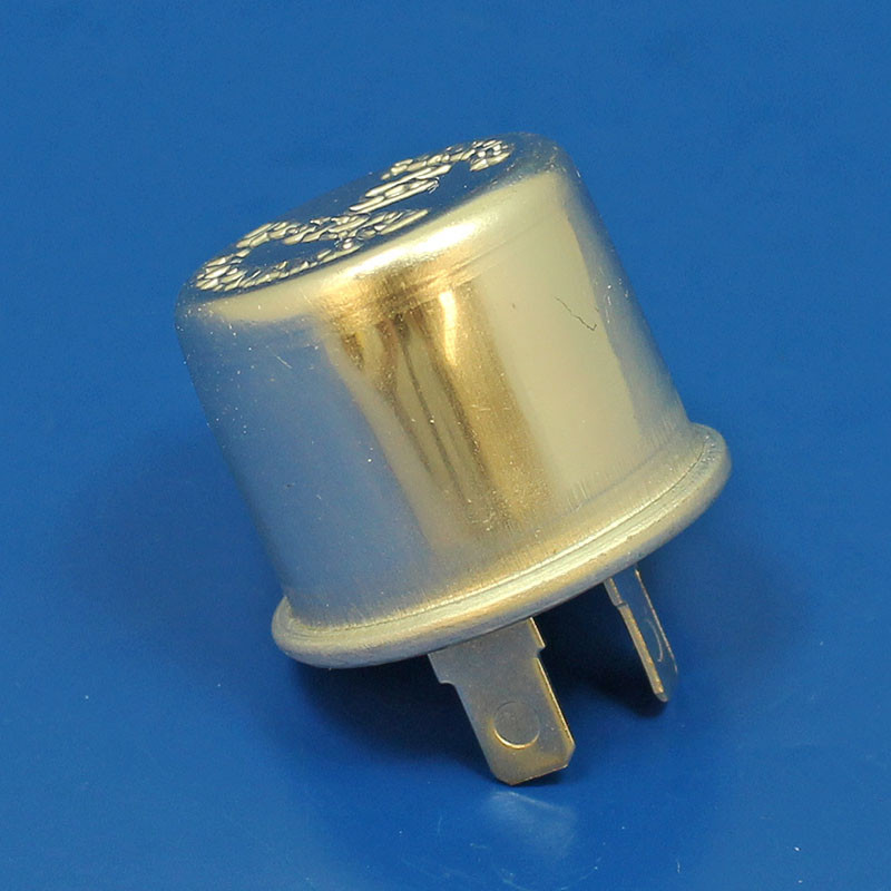 12V Flasher Relay - Round - 2 Pin