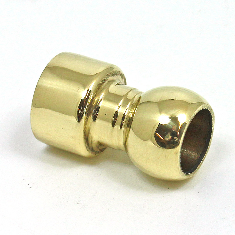 Single point mounting stud - For our CA1262 and 653 mirrors - Polished brass single point mounting stud