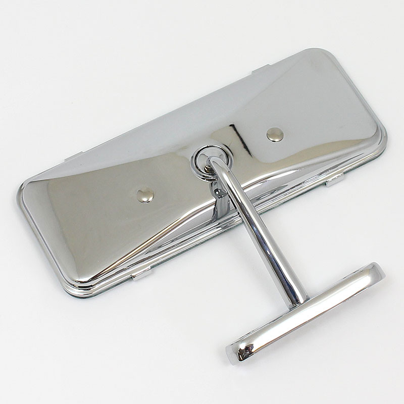 Classic rear view mirror - Dash mounted, for MGA - Chrome head