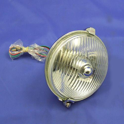 Rear mounted fog lamp with Lucas finial - Equivalent to Lucas WFT576 type