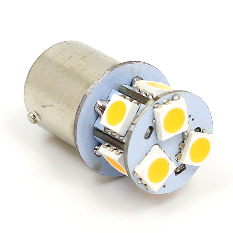 Warm White 6V LED Side lamp - SCC BA15S base