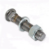 Stainless steel bumper bolt - Long, domed head