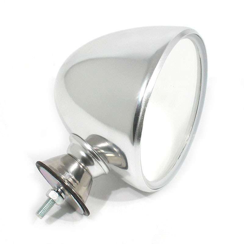 Rear view racing mirror - Single bolt fixing, alloy