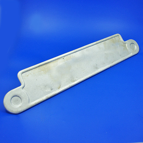 Cast aluminium number plate/backplate - Oblong with lamp bracket