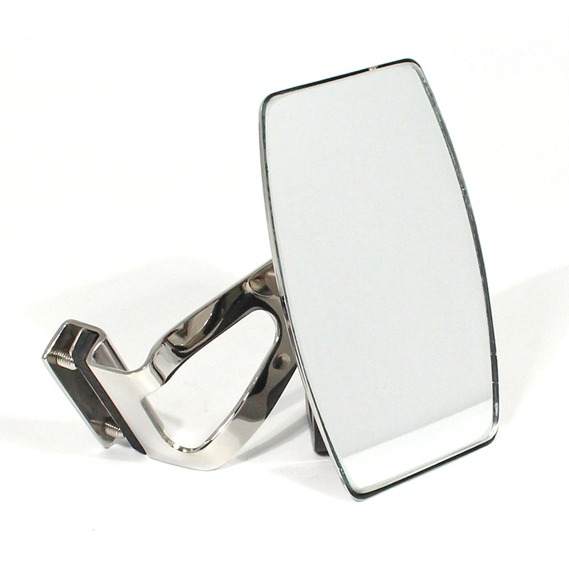 Clamp on mirror - Gutter mount, cranked bracket