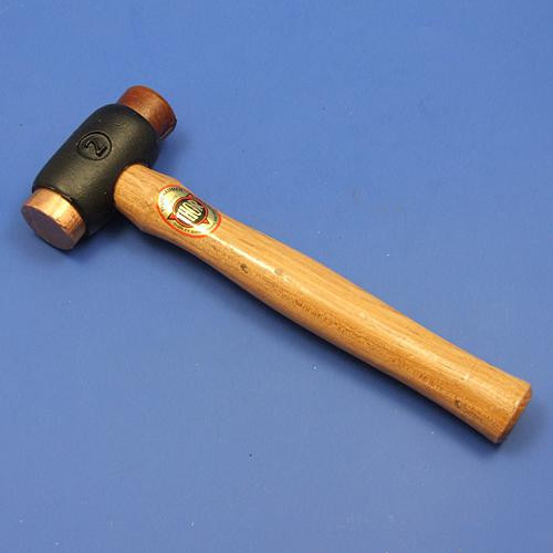 Copper/hide wheel nut mallet