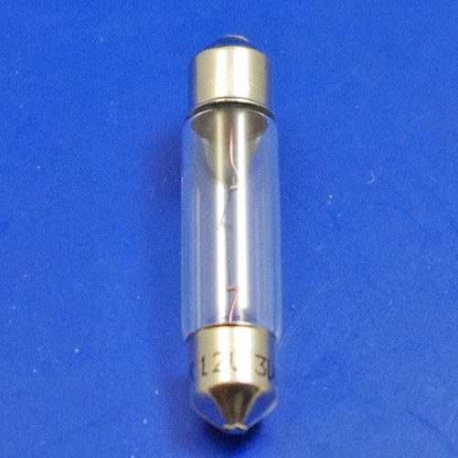 12 volt 3 watt festoon bulb 7.5mm x 35mm - indicator auto bulb