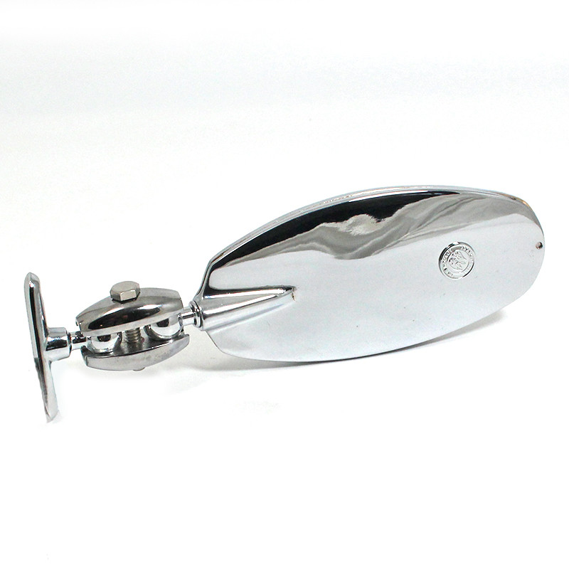 Vintage 'Sports Model' mirror equivalent to Lucas part number S528 - Chrome
