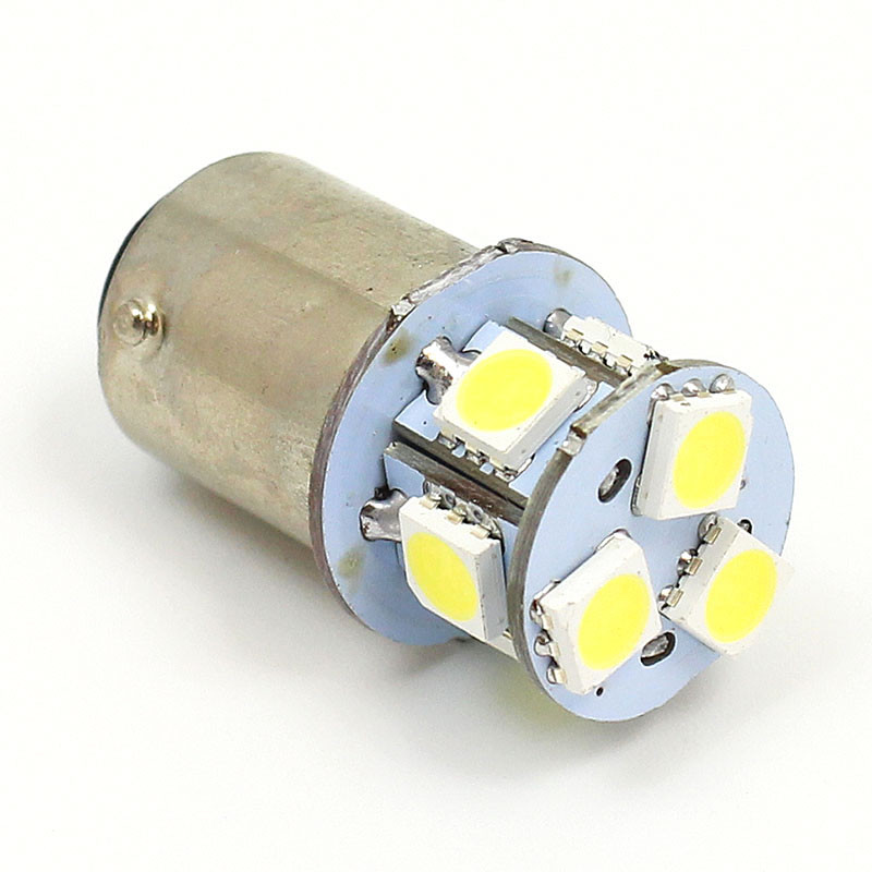 White 6V LED Side lamp - SBC BA15D base