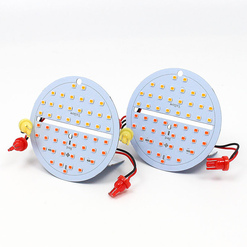 LED light panel PAIR for CA1249 Red/Amber converted Lucas Type ST38 Lamps