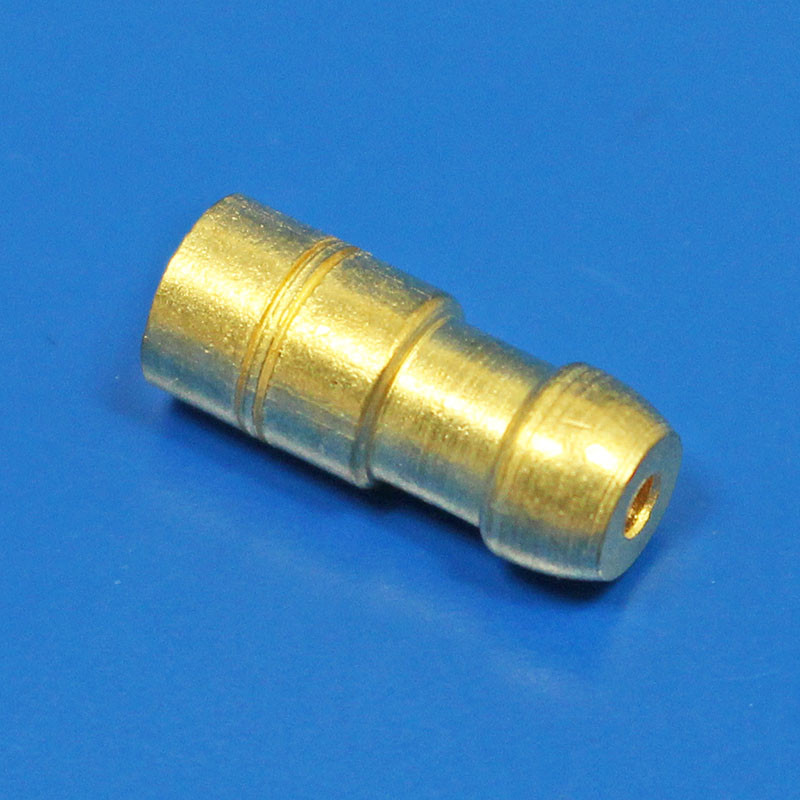 Electrical terminal bullet end - Crimp type for 1mm^2 wire. Pack of 10 pieces