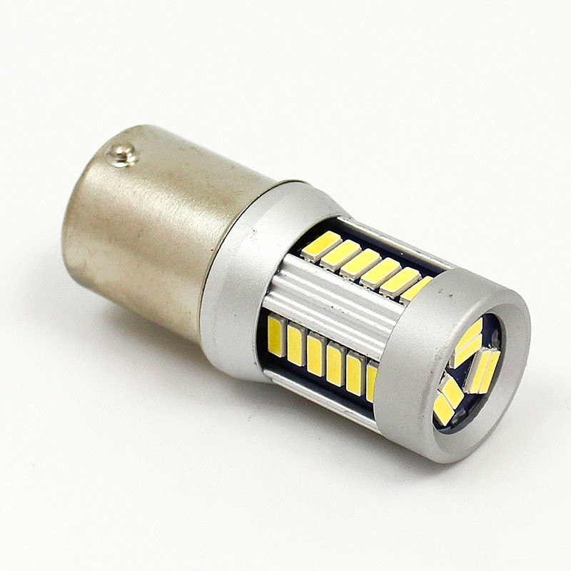 White 6V LED Warning lamp - SCC BA15S base