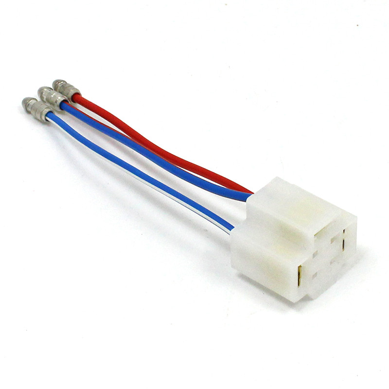 Sealed beam headlamp connector with lead