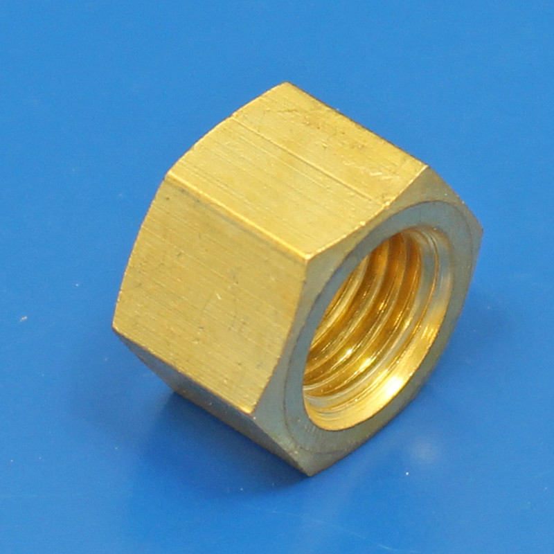 Brass manifold nut - 3/8