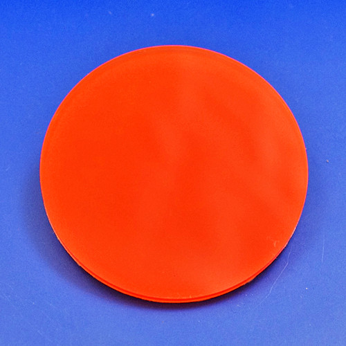Spare plastic MAIN lens for Rubbolite 'Number 8' (Diver's) type lamps - Amber lens