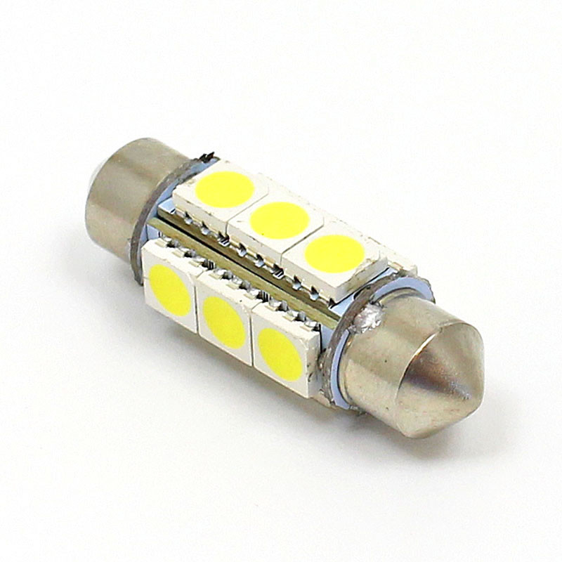 White 12V LED Festoon lamp - 11x36mm FESTOON fitting