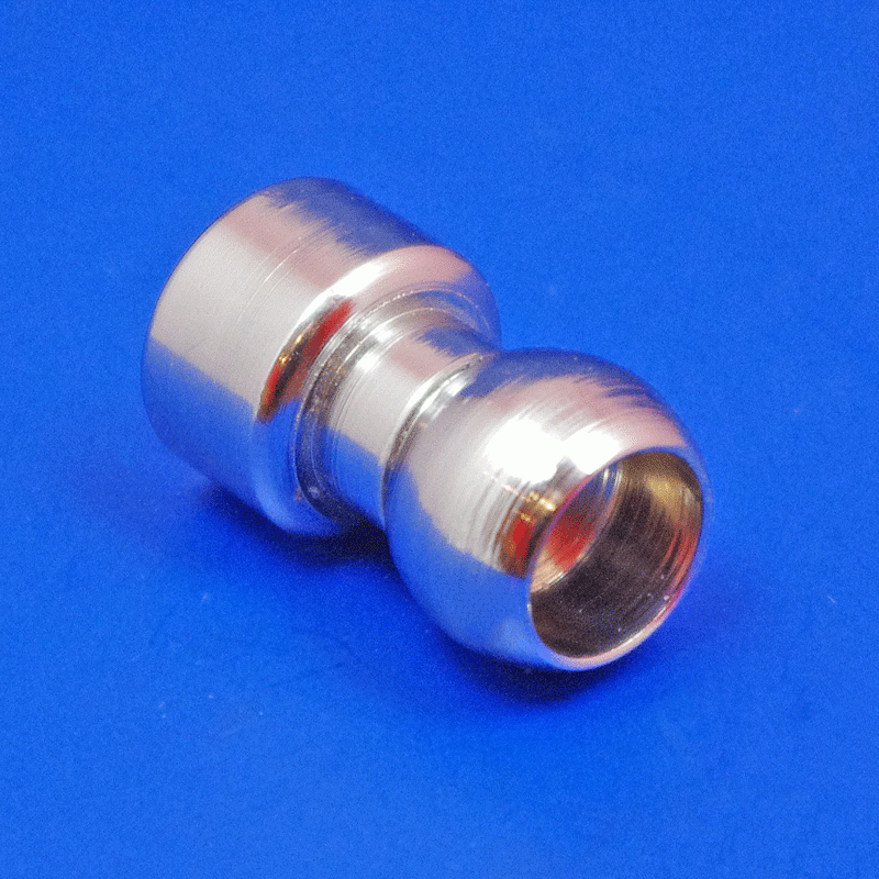 Single point mounting stud - For our CA1262 and 653 mirrors - Chrome single point mounting stud