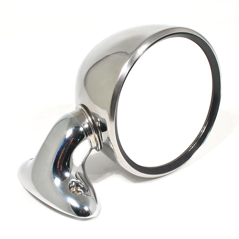 Door or wing mounted exterior mirror- Bullet style, Right Hand