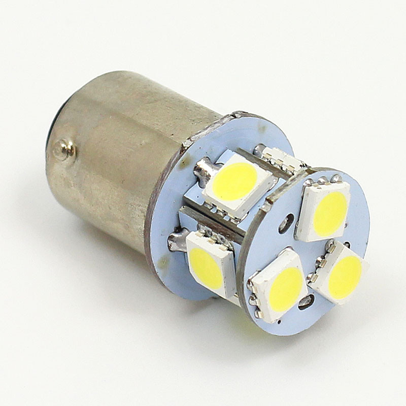 White 12V LED Side lamp - SBC BA15D base