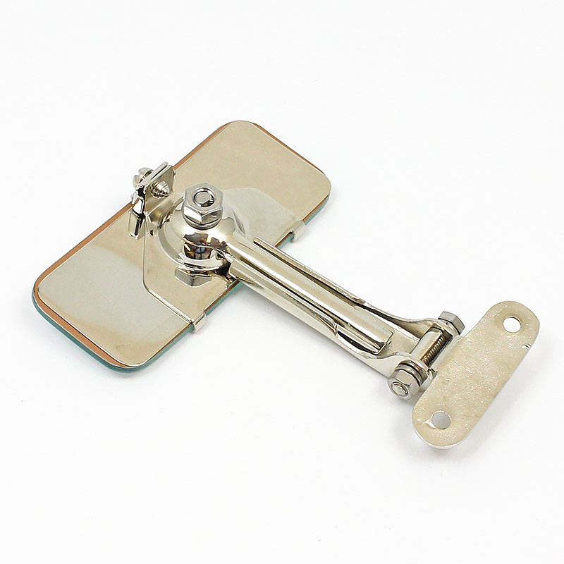 Interior rear view mirror - Equivalent to Desmo 300 telescopic model - Nickel plated