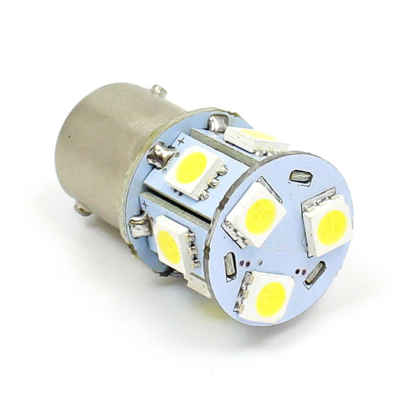 White 6V LED Side lamp - SCC BA15S base