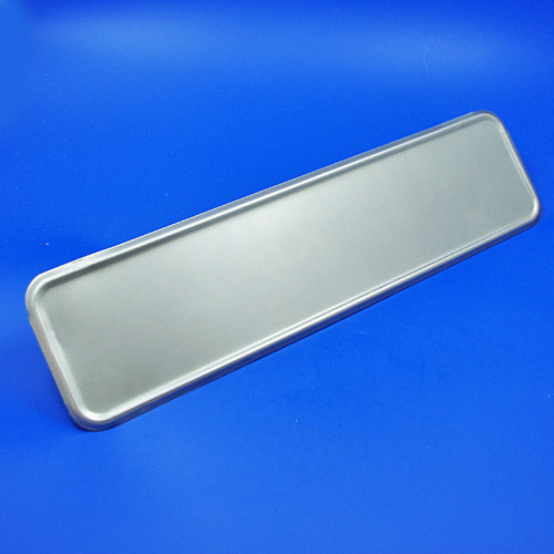 Pressed steel number plate back plates - Oblong