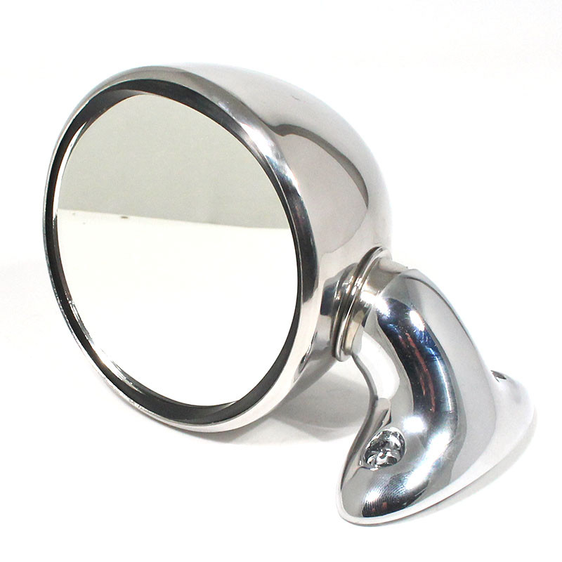Door or wing mounted exterior mirror- Bullet style, Left Hand