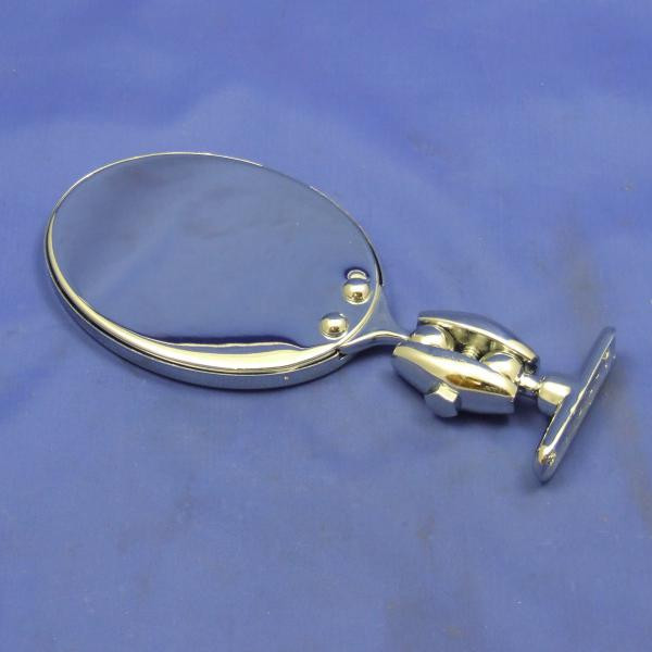 Oval rear view mirror - Equivalent to Raydyot M39 model - Chrome plated