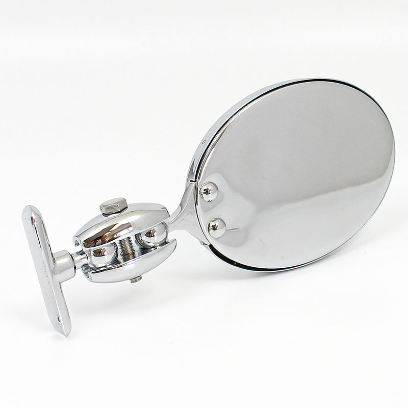 Oval rear view mirror - Equivalent to Raydyot M39 model - Chrome plated