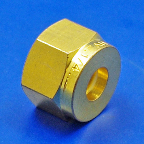 Compression nuts for solderless fittings - 1/4